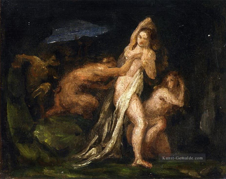 Satyres und Nymphen Paul Cezanne Nacktheit Impressionismus Ölgemälde